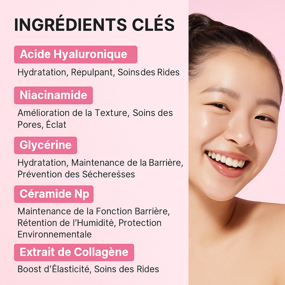 Masque au Collagène BIO – Rituel de Beauté Coréen