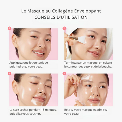 Masque au Collagène BIO – Rituel de Beauté Coréen